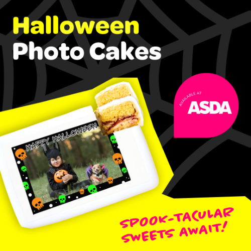 Halloween photo cakes at ASDA and SuperValu